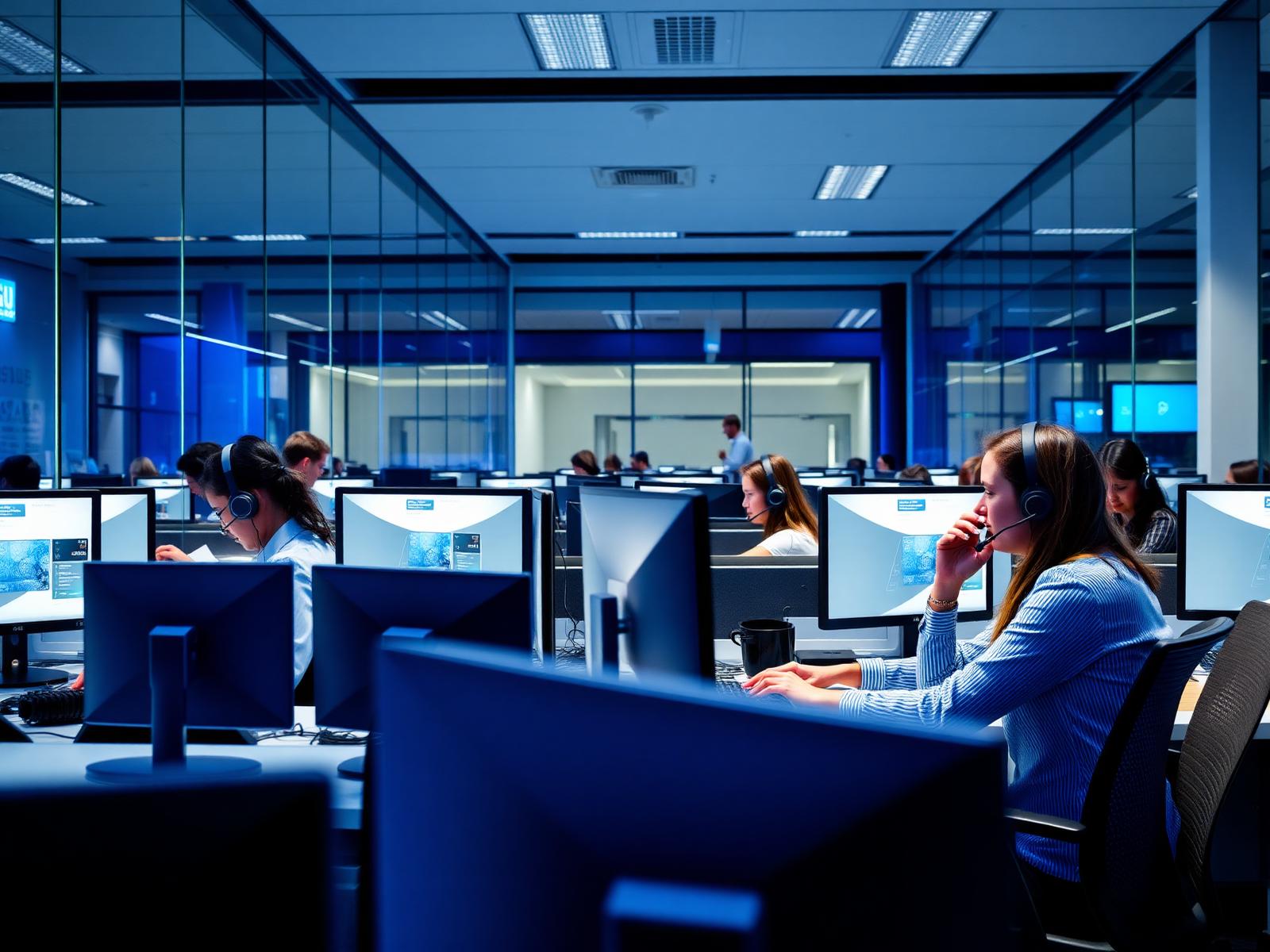 Paramatic Solutions call center in action
